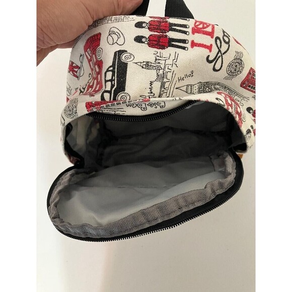 I Love London Mini Backpack Travel British England SOUVENIR Adjustable Straps - Picture 14 of 16